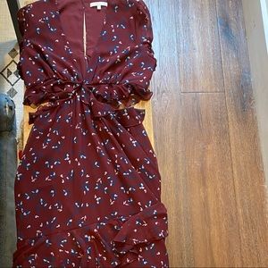 Wayf cutout maxi dress tiered